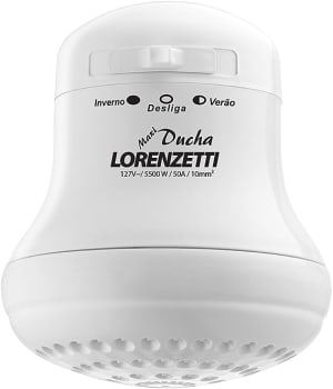 Maxi Ducha 127V 5500W Lorenzetti 7530273 Branco Pequeno