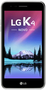 Smartphone LG K4 Novo Titânio Tela 5" Android™ 6.0, Câm 8Mp, 8Gb 