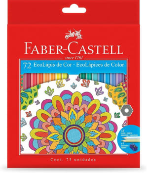 Lapis de cor, Faber-Castell, Ecolápis 72 cores