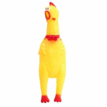 Brinquedo Pet Frango Sonoro Gritador - Grande 39cm