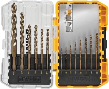 Kit de brocas DEWALT DWA1240 com ponto piloto, 14 peças