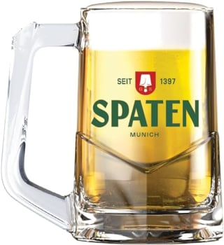 Caneca de Cerveja Ruvolo Spaten Vidro 400ml