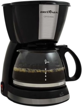 Britânia CP15 Cafeteira 600 ml, 220V 550 W, Preto