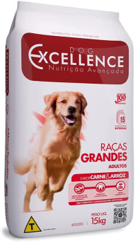 Dog Excellence Adulto R.Grande Carne 15kg Selecta