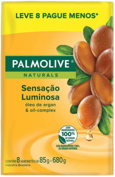 Sabonete Em Barra Palmolive Naturals Sensação Luminosa 85G Promo Leve 8 Pague 7