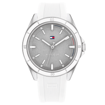 Relógio Tommy Hilfiger Feminino Borracha Branca 1782478