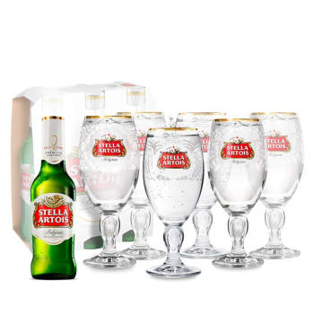Comprando 2 Trios Cálice Stella Artois México, Índia, Filipinas, ganhe 1 Caixa Stella Artois 275ml