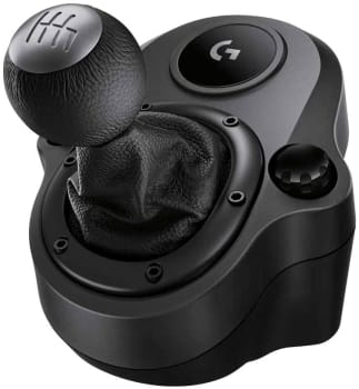  Câmbio Logitech G Driving Force - Compatível com Volantes Logitech G923, G29 e G920 para PS5, PS4, Xbox Series X|S, Xbox One e PC 