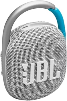 JBL, Caixa de Som, Clip 4, Bluetooth, À Prova D'água e Poeira - Branco