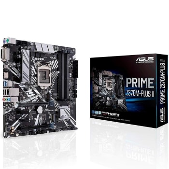 Placa-Mãe Asus Prime Z370M-Plus II, Intel LGA 1151, mATX, DDR4