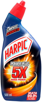 2 Unidades Desinfetante Líquido Harpic Power Plus - 500ml