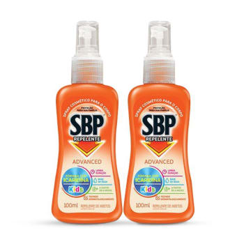 Kit Repelente SBP Advanced Kids Spray 100mL Leve 2 Pague 1