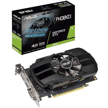 Placa de Vídeo Asus Phoenix NVIDIA GeForce GTX 1650 4GB, GDDR5 - PH-GTX1650-4G