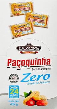 DaColônia Display Pacoca Rolha Zero 432G (24X18G)