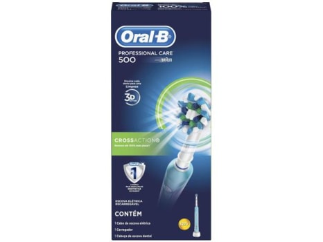 Escova De Dente Elétrica Oral-B - Professional Care 500 Cross Action