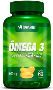 Ômega 3 1000Mg 60 Cápsulas - Herbamed