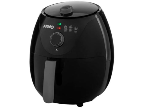 Fritadeira Elétrica Sem Óleo/Air Fryer Arno - Easy Fry Preta Com Timer 3,2L