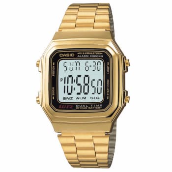 Relógio Feminino Digital Casio A178WGA-1ADF - Dourado