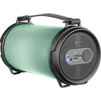 Caixa de Som Speaker Boom Lenoxx BT550 Bluetooth com Rádio FM e Subwoofer LED - 40W