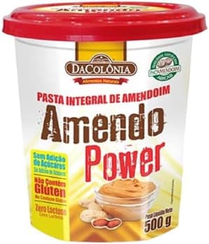 2 Unidades — Pasta de Amendoim DaColônia Integral Zero 500g Amendopower