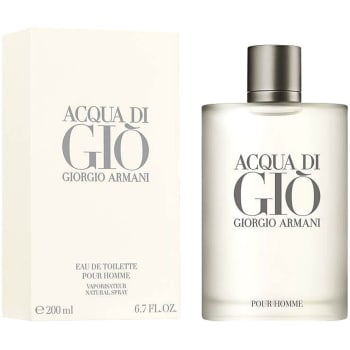 Perfume Acqua di Giò Masculino Giorgio Armani EDT 200ml - Incolor