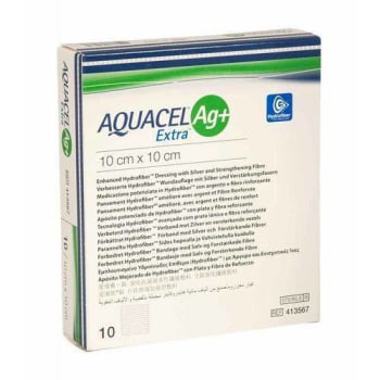 Curativo Aquacel Ag+ Extra 10 X 10 Cm (caixa C/ 10 Unds.)