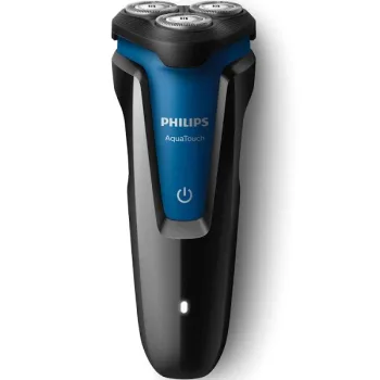 Barbeador Philips S1030 Cerberus com 3 Cabeças de Corte Bivolt - Preto/Azul