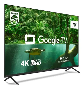 Smart TV 70'' 70PUG7408/78 70 4K Google TV Philips Bivolt