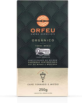 Café Moído Orgânico Orfeu 250g