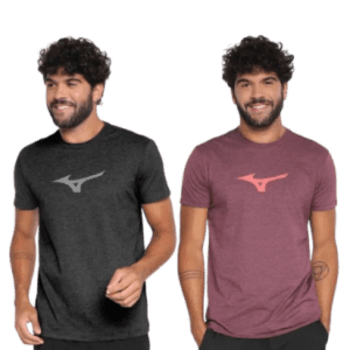 Kit Camiseta Mizuno Lifestyle Masculina - 2 Peças - Camisa e Camiseta Esportiva - Magazine OfertaespertaLogo LuLogo Magalu