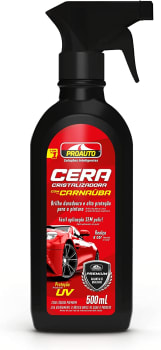 3 Unidades - Cera Cristalizadora com Carnaúba 500ml - Proauto