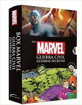Box Marvel Guerra Civil: Guerras secretas (Português) Capa comum 