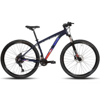 Bicicleta 29 Caloi Explorer 20 Freio Hidráulico 18V 2x9 marchas Pneu Michelin - Azul