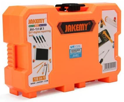 Kit Ferramentas Multifuncional 18 Peças Profissional Jakemy Jm-9103