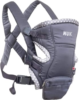 Baby Carrier Natural Fit 3 Em 1 - NUK, Cinza