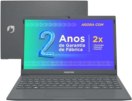 Notebook Positivo Motion C 14 Celeron 4GB 128GB Tela 14.1" Windows 11 com Alexa – 2 ANOS DE GARANTIA, Office 365 e Ring Light