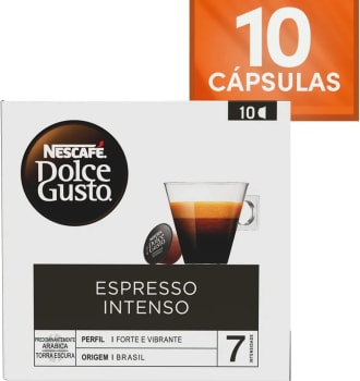 Café em Cápsula Nescafe Dolce Gusto Espresso Intenso - 10 Unidades