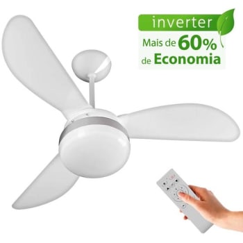 Ventilador de Teto Fênix Controle Remoto 3 Velocidades 3 Pás - Ventisol