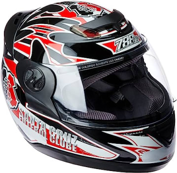 Pro Tork, CAP-STCZ-58, Capacete, Evolution 788 3G, Santa Cruz Esporte Clube, Multicor