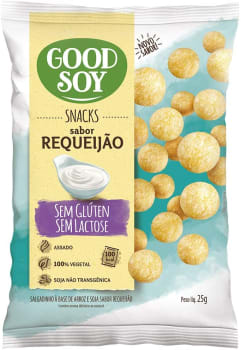 [2 Unidades] Snack Goodsoy Requeijão – Sem Glúten, Sem Lactose - Snack Saudável – 25g