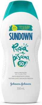 Sundown Protetor Solar Corpo e Rosto Praia e Piscina FPS 50, 350ml