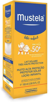 Protetor Solar Loção Rosto e Corpo Mustela FPS 50+ - 100ml