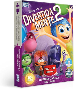 Divertidamente 2 - Quebra-cabeça 500 peças - Game Office - Toyster brinquedos