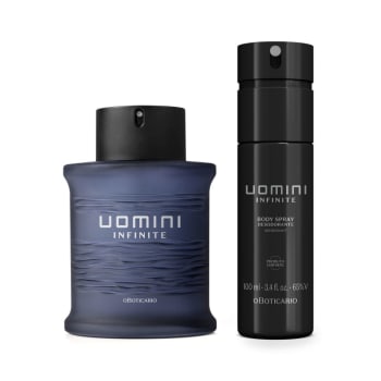 Combo Uomini Infinite: Desodorante Colônia 100ml + Body Spray 100ml