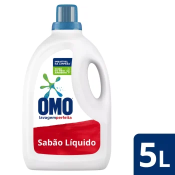 2 Unidades — Sabão Líquido Omo Lavagem Perfeita 5L