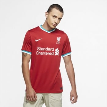 Camisa Nike Liverpool I 2020/21 Torcedor Pro Masculina