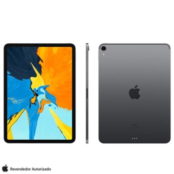 iPad Pro Wi-Fi Space Grey com Tela de 11", 1TB e Processador A12x - MTXV2BZ/A