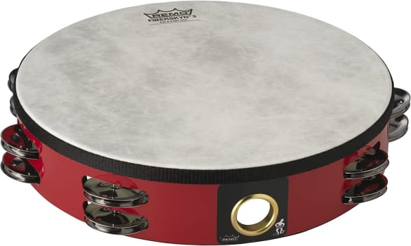 Remo TA-5210-52 Pandeiro Fiberskyn - Quadura Deep Red, 25,4 Cm