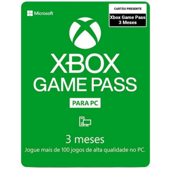 3 Meses de Xbox Game Pass para PC por R$5,00