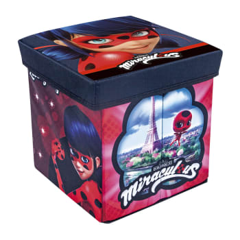 Caixa Organizadora com Tampa em MDF 2 Peças Vermelho Zippy Toys 6177